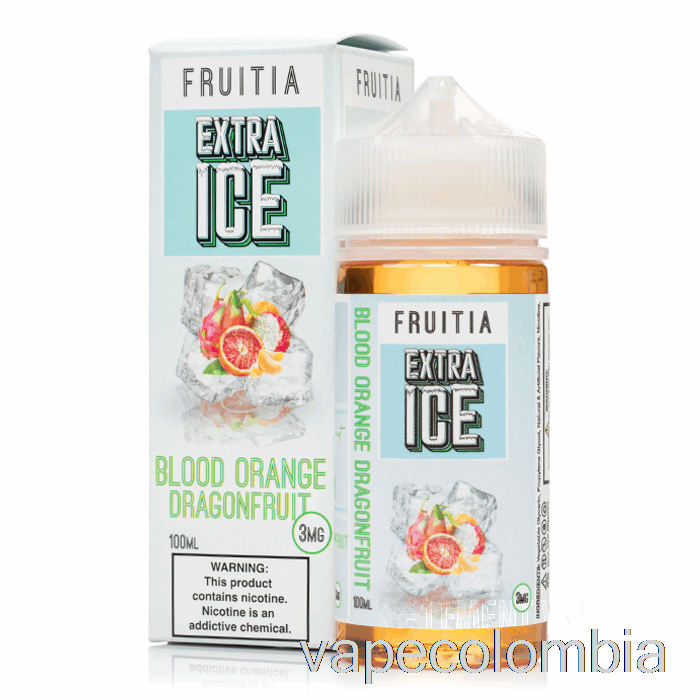 Vape Kit Completo Naranja Sanguina Dragonfruit - Extra Ice - Fruitia - 100ml 6mg